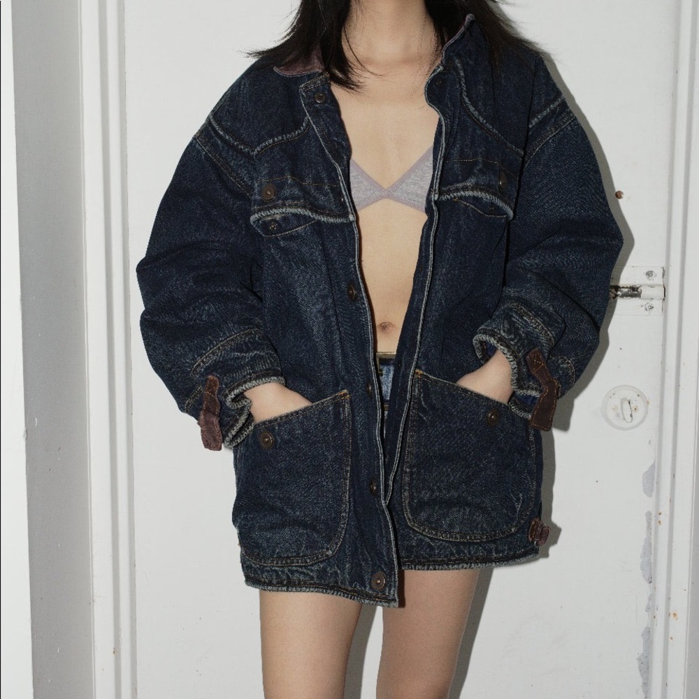 Vintage Oversized Unisex Denim Jacket
